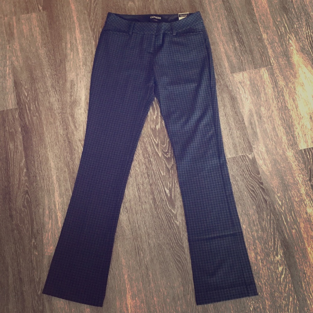 Check Plaid Barely Boot Columnist Pants